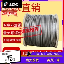 304 stainless steel slick soft 0 5 0 6 0 8 2 3 4 5 6 8 mm clothes drying package plastic wire rope