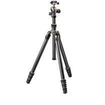 Jiesin Commemorative Edition Code No. 1118 GK100T Limited Edition Traveler Folding Carbon Fiber Tripod Set