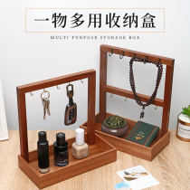 Genguan Key Containing Jewelry Show Shelf Solid Wood Entrance Door Entry Swing table Shelf Creative Wooden Pallets