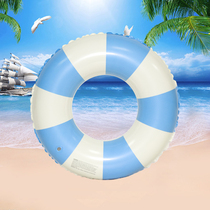 Jaka Eagle Swimming Circle Thickened PVC Inflatable Waterproof Adult Retro Stripe Swimming Circle Anti-Slap Flip Water Swimming Circle