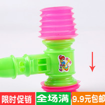 Childrens beating anti-drop plastic toys BB hammer baby toddler with whistle cheer hammer children gift wholesale