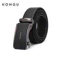 Red Valley Belt Men 2021 New Men Automatic Buckle Head Cowhide Belt Youth Business Joker Belt Leisure