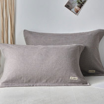Agelea Whole Cotton Triple Layer Gauze Pillow Towel Day Department Minimalist Striped Pure Cotton Pillow Scarves A Pair of Home Big Number