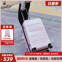Not Lerose Pull Rod Box Large Adjective Universal Wheel 24 Inch Flash Suitcase With suitcase Suitcase Boarding Suitcase 20