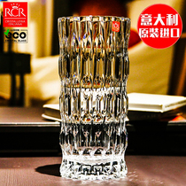 Italian RCR Imports of modern crystal glass vases Fugui Bamboo Flower Arrangement Brief the Hundred Flowers Instrumental Large swing pieces