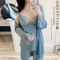 Mulberry silk short skirt silk suspender V-neck halter beautiful back sexy pajamas womens summer ice silk thin night dress set
