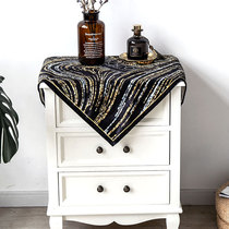 Nordic ins Bedroom bedside table tablecloth cover cloth towel Suede waterproof and dustproof cloth Small tablecloth fabric art Light luxury modern