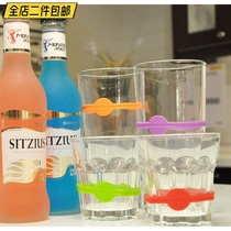 Japan KM color silicone glass identification ring cup identification ring distinguisher wine glass identification ring identification sign