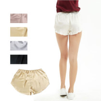Tangjing Silk Summer New Womens Real Silk Flat Corner Pants Home Safety Hit Bottom Shorts Silk Underpants Anti-Walk Light