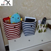 Hanging bag hood toilet paper containing waterproof barrel wall hanging cloth art door rear paper towels cover cloth bag hanging type E