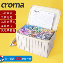 American croma song horse marker soft head alcohol oil hand-painted animation student set double head beginner