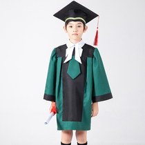 kindergarten doctoral clothing children's graduation photo costume doctoral hat photography clothing graduation dress elementary school student bachelor uniform