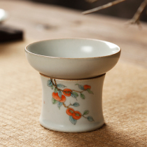 Ru kiln tea leak kung fu tea filter tea separator tea maker tea stand kung fu tea set ceramic fair cup accessories filter mesh