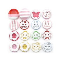 Children's buttons colorful cute cartoon round buttons baby sweater cardigan coat clothes buttons