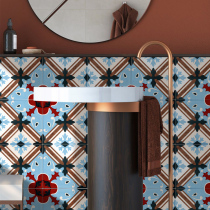 Fish Love Sugar Retro Folk Sleeping brick 200 Kitchen Toilet Anti Slip Tile Balcony Bathroom Wall Brick Floor Brick