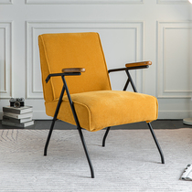 Light Extravagant Single Place Sofa Chair Designer Retro Casual Nordic Living Room Bedroom Net Red Ins Young Chairs