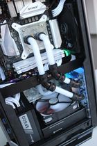 Windward 217e Split Hard Pipe Water Cooling Scheme ITX Small case Waterway plate Custom side overdraft portable host
