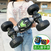 Four-wheel drive off-road vehicle stunt twist car charging action children boy toy climbing racing rc drift remote control car