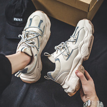 Autumn 2021 new mens shoes trend Joker sports leisure youth explosive increased ins Daddy trendy shoes