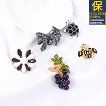 Brooch female temperament anti-light insect pin retro corsage pin personality simple Korean atmospheric accessories accessories