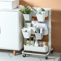 Shelf Sticker storage basket Kitchen debris small hanging bucket Plastic desktop trash can cart small hanging basket baby