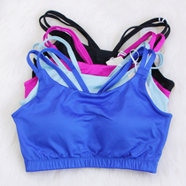 Professional high-strength fitness sports underwear V-shaped beautiful back vest style without steel ring yoga running shockproof bra