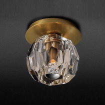 Postmodern creative Crystal aisle ceiling lamp art porch entry designer model room study ceiling lamp