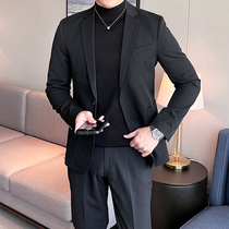 Casual Western Suit Suit Mens Body Trend Business Positive Dress Man Groom Bridegroom Wedding Gown Wedding Gown Suit Three Sets