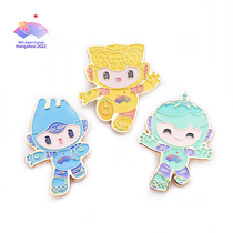 Asian Games mascot full-body single badge alloy butterfly buckle cartoon badge collection commemorative gift Hangzhou