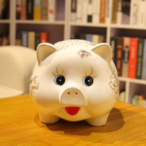Piggy Pig Savings Pig Adult Large Capacity Gold Pig Savings Pig Savings Pendulum Pendulum Pig Opening