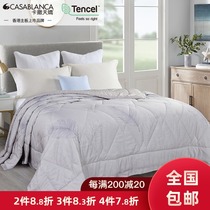 Casablanca Tencel Air Conditioner Summer Quilt 3M Lyocell Tencel Summer Cool Quilt Antibacterial anti-mite Washable Air Conditioner Quilt