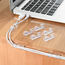 Japan line manager Wall paste no trace fixed trace Self-adhesive line buckle Network line clip storage nail-free line snap clip