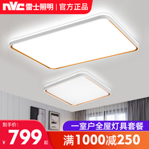 Nordic lighting led Nordic modern simple living room lamp silver gold rectangular ultra-thin ceiling lamp