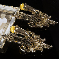 European curtain adhesive hook wall hook luxury high-end curtain accessories accessories fixed buckle ring hanging curtain hook alloy G160