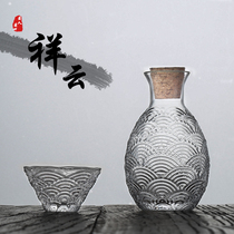 Handmade wine glass Japanese fruit wine cup wine cup home plum wine shochu glass glass wine cup