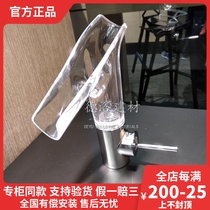 Hans geyface basin tap 12112007 glass crystal tap 12114007 transparent tap 12112457