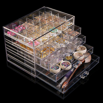 Acrylic Ornament Box Drill Box Drawer Box Beauty-Nail Drilling Ornament Classified Desktop Tool Pen Containing Box first decorated box