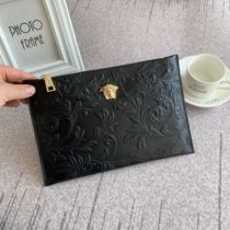 Mens handbag genuine leather new beauty Duesha handbag mens large capacity young hand grip envelope Bull Leather Hand Grab Tide Bag