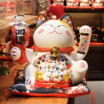 Forties Cat Creative Shake Hands Extra-large Recruiting Cat Shop Opening Gift Collection Silver Front Office Ornament Home Living Room Pendulum