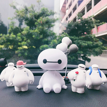 Car ornaments big white shaking head doll car car interior decorations creative personality cute Net red goddess tremble