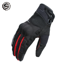 Star Knight motorcycle locomotive winter gloves warm waterproof riding touch screen windproof drop racing gloves