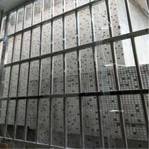 Balcony window anti-theft net fence canopy wind shield rain shield PVC transparent soft rubber dust shield punching customization