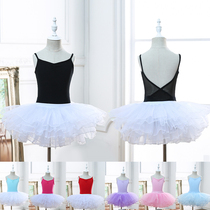 Childrens dance clothes girls practice clothes ballet clothes childrens gymnastics clothes cotton shape summer sling Chinese dance