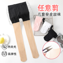 Girls anti-wolf stocking child Summer thin anti-walking light pineapple Even pants Sox anti-seducal wire with safety hyphene girl