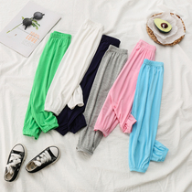 Boy anti-mosquito pants thin summer modal girls bloomers baby big childrens trousers childrens sports pants