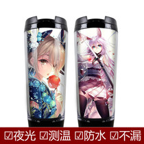 Dumb house full-time master collapse 3 Harry Potter two-dimensional animation surrounding luminous water Cup birthday gift