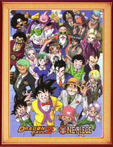 Cartoon Cartoon Animation Seven Dragon Pearl Sea Thief Wang Road Feijoba Sun Epiphany Figure Collection Cross Embroidered Kit