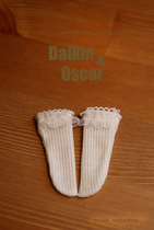 DO spot bjd 6 points doll clothes 3 points sd4 points Giant baby dd salon retro lace vertical pattern socks