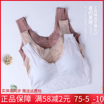 Soft Yafen non-magnetic plus size college entrance examination exclusive underwear Modal short with chest pad vest without steel ring bra 5837