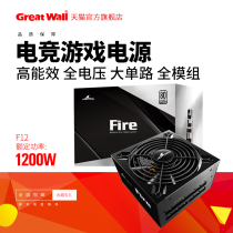 Great Wall Hunting Gold Power Supply fire12 Power Supply Desktop Power Supply Full Module Platinum Power Supply Great Wall Power Supply 1200W